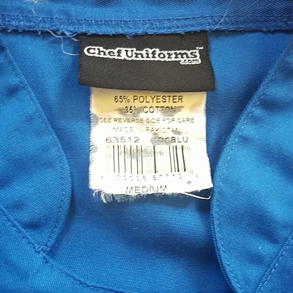 Blue Chef Jacket - Picture 5 of 6